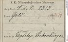 Etiketten zu Gold (NHMW-MIN-Aa2579)